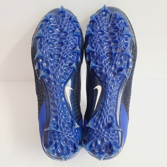 Nike Alpha Menace Elite 2 Football Cleats BV2077-007 Size 11 Black Blue